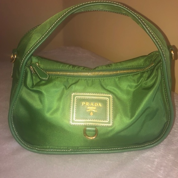 vintage green prada bag